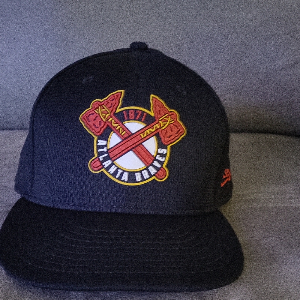 Authentic Original Vintage Style Black Snapback with Red & Gold Logo